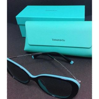 ティファニー(Tiffany & Co.)のTIFFANY ティファニーブルーサングラス(超美品)(サングラス/メガネ)