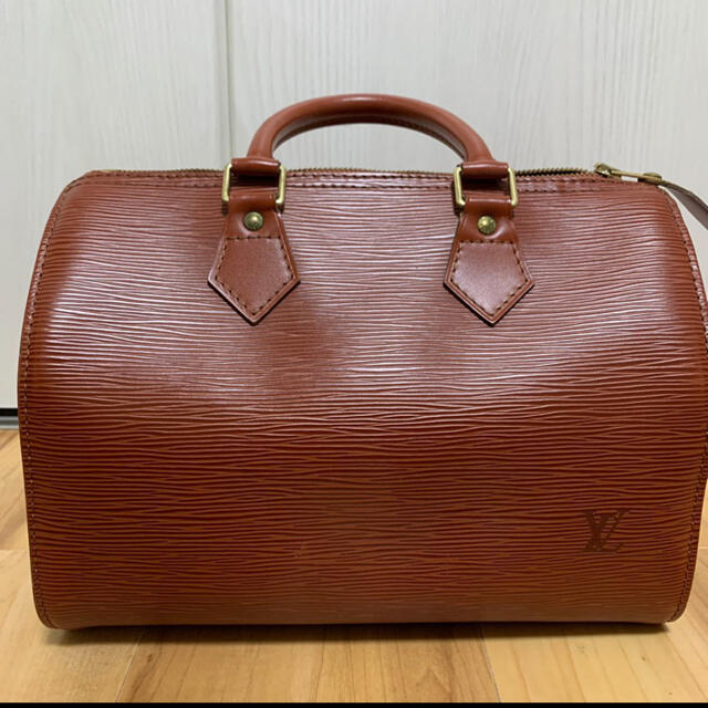 送料込 LOUIS ケニアブラウン- スピーディ35 VUITTON エピ スピーディ ...