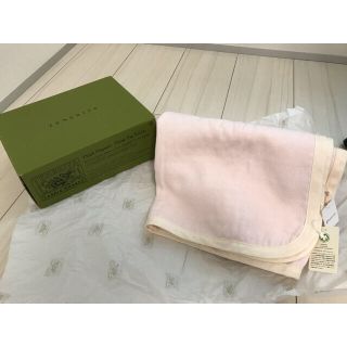 最終お値下げ☆未使用品☆TENERITA オーガニック　ガーゼ　タオル　おくるみ(おくるみ/ブランケット)