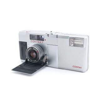 キョウセラ(京セラ)の★大人気★コンタックス CONTAX T 初代 T14ストロボ付(フィルムカメラ)