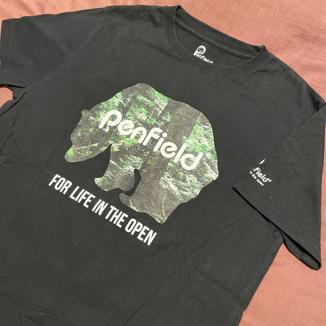 PEN FIELD(ペンフィールド)のペンフィールド penfield プリント Tシャツ ブラック メンズ  M メンズのトップス(Tシャツ/カットソー(半袖/袖なし))の商品写真