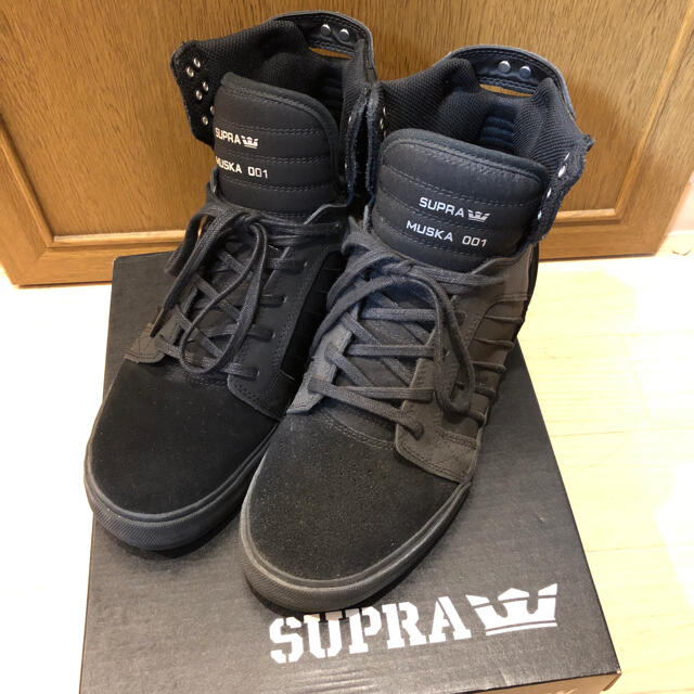 SUPRA(スープラ)の【SUPRA】SKYTOP EVO BLACK-BLACK 本日限定値下げ メンズの靴/シューズ(スニーカー)の商品写真