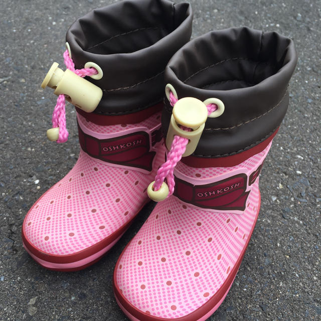 OshKosh(オシュコシュ)のオシュコシュ 女の子用長靴 12㎝ キッズ/ベビー/マタニティのベビー靴/シューズ(~14cm)(長靴/レインシューズ)の商品写真
