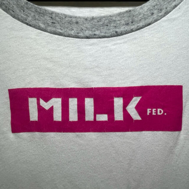 MILKFED.(ミルクフェド)のMILK FED ミルクフェド 7分丈Tシャツ S レディースのトップス(Tシャツ(長袖/七分))の商品写真