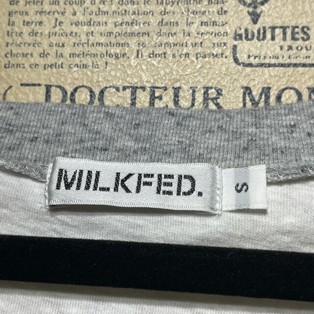 MILKFED.(ミルクフェド)のMILK FED ミルクフェド 7分丈Tシャツ S レディースのトップス(Tシャツ(長袖/七分))の商品写真