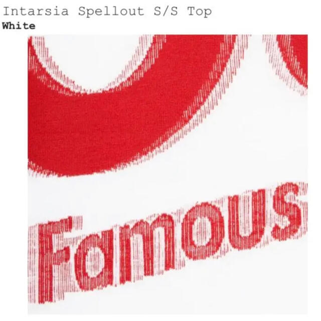 Supreme(シュプリーム)のSupreme Intarsia Spellout Top tee Tシャツ メンズのトップス(Tシャツ/カットソー(半袖/袖なし))の商品写真