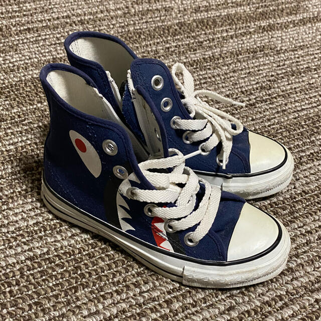 A BATHING APE(アベイシングエイプ)のアベイシングエイプ/ベイプキッズ/APE STA19cm キッズ/ベビー/マタニティのキッズ靴/シューズ(15cm~)(スニーカー)の商品写真