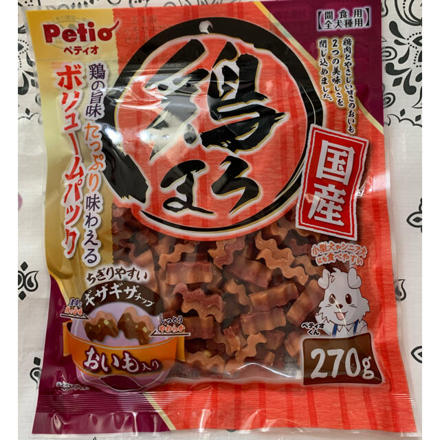 ♡【再入荷】ペティオ 鶏まろ おいも入り 犬のおやつ♡ その他のペット用品(ペットフード)の商品写真