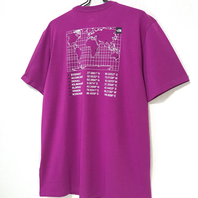 THE NORTH FACE(ザノースフェイス)のサラサラ 高品質 ♪ ノースフェイス ヒマラヤン サミット Tシャツ 紫 3XL メンズのトップス(Tシャツ/カットソー(半袖/袖なし))の商品写真