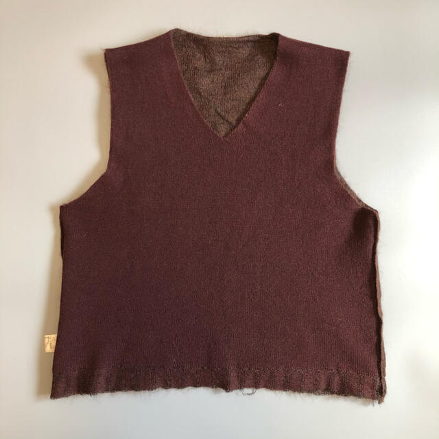 DRIES VAN NOTEN(ドリスヴァンノッテン)のOld Dries Van Noten  ライカ期 Knit Vest 90’s メンズのトップス(ニット/セーター)の商品写真