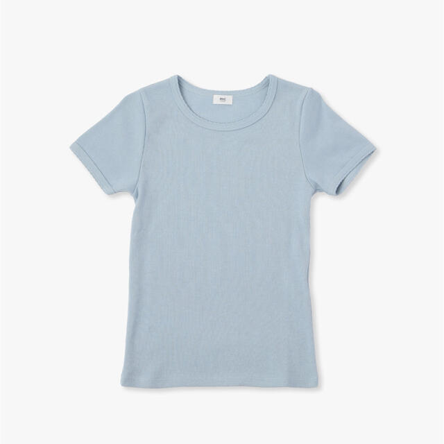 RHC Shell Stitch Tee   xs lightblue