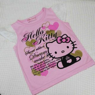 ハローキティ(ハローキティ)のsize110キティTシャツ(Tシャツ/カットソー)