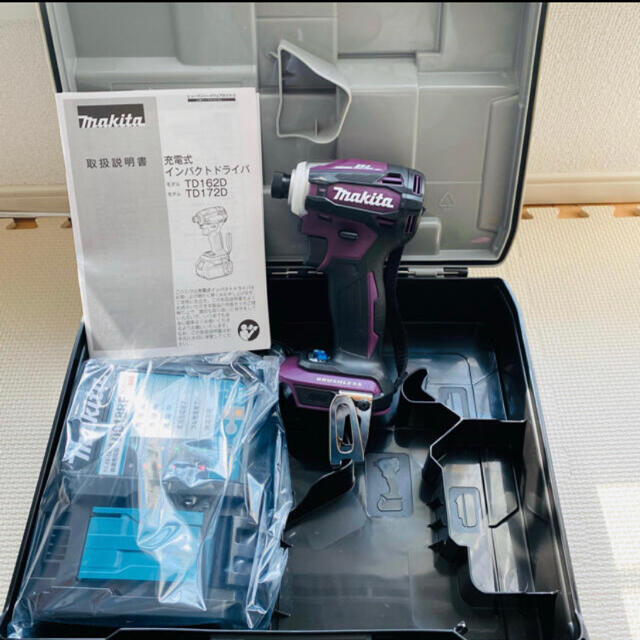 マキタ インパクトドライバー TD 172DGXAP パープル 電池なし | www