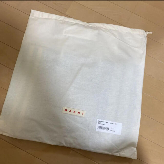 Marni(マルニ)の【mai様専用】MARNI マルニ ストライプバッグ  ソフトベージュ　新品 レディースのバッグ(トートバッグ)の商品写真