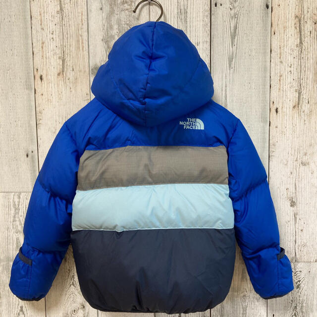 THE NORTH FACE(ザノースフェイス)のノースフェイス ダウンジャケット ブルー  ベビー18〜24M  85cm相当 キッズ/ベビー/マタニティのベビー服(~85cm)(ジャケット/コート)の商品写真