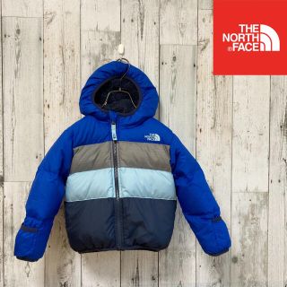 ザノースフェイス(THE NORTH FACE)のノースフェイス ダウンジャケット ブルー  ベビー18〜24M  85cm相当(ジャケット/コート)