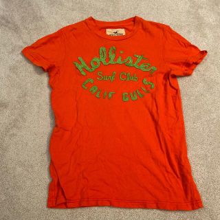 ホリスター(Hollister)のHollister ホリスター　Tシャツ　オレンジ　半袖(Tシャツ/カットソー(半袖/袖なし))