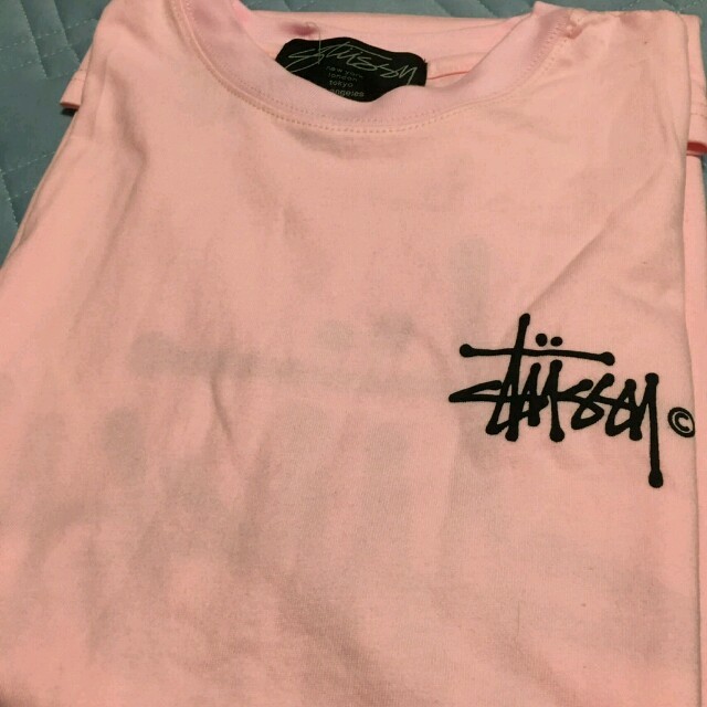 STUSSY - 正規品 stussy ピンクＴシャツの通販 by ぺこりん's shop