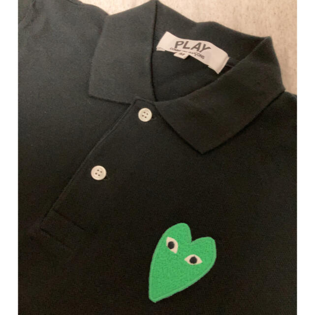 COMME des GARCONS(コムデギャルソン)の●chiri様専用●Garcons コムデギャルソン　ポロシャツ　ブラック レディースのトップス(ポロシャツ)の商品写真