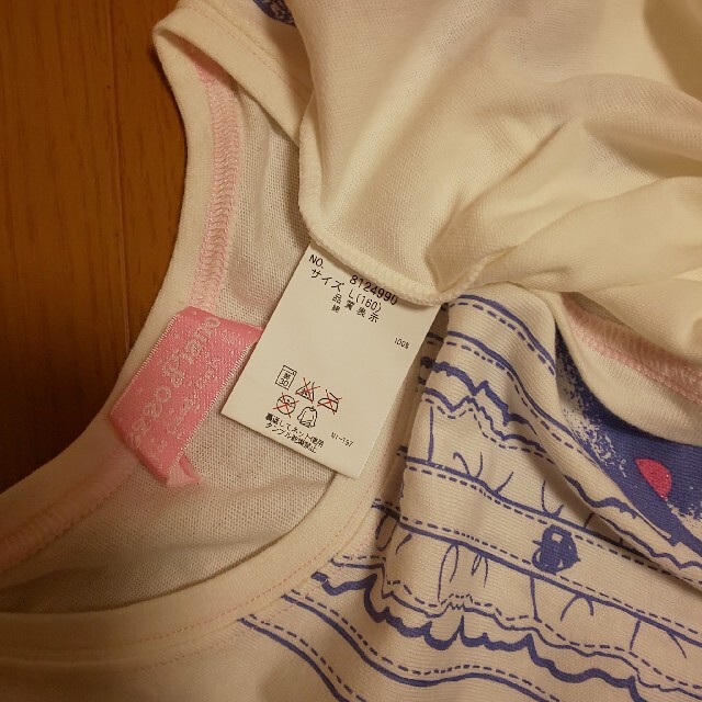 mezzo piano(メゾピアノ)のメゾピアノ騙し絵半袖Tシャツ キッズ/ベビー/マタニティのキッズ服女の子用(90cm~)(Tシャツ/カットソー)の商品写真