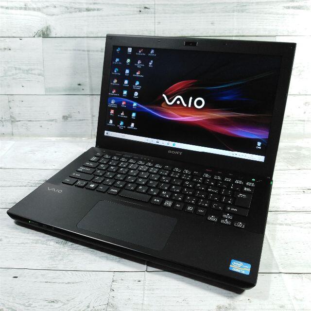 VAIO SVS13 ノートパソコン i5 8GB 新品SSD カメラ DVD