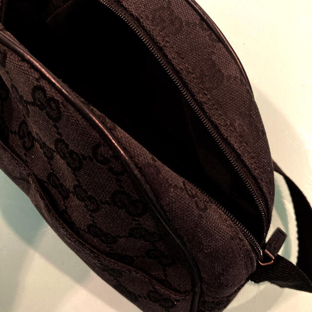本物 美品 GUCCI グッチ バッグ GG柄 モノグラム アクセサリーポーチ
