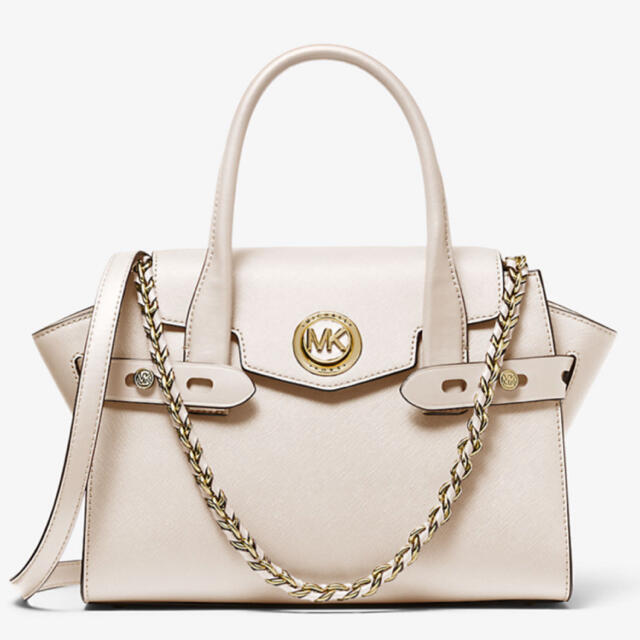 Michael Kors(マイケルコース)のマイケルコース　CARMEN フラップサッチェルスモール　ライトサンド　 レディースのバッグ(ハンドバッグ)の商品写真