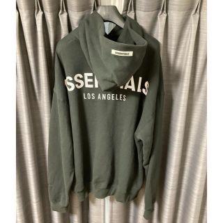 フィアオブゴッド(FEAR OF GOD)のESSENTIALS LA 3M リフレクティブロゴプリント フーディー(パーカー)