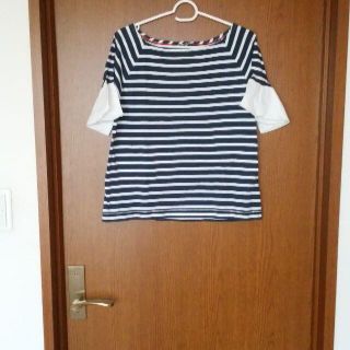 トミーヒルフィガー(TOMMY HILFIGER)の【Tommy Hilfiger】＜ボーダーTシャツ＞(カットソー(半袖/袖なし))