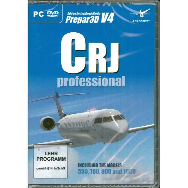 新品 CRJ professional(P3D V4.5+) アドオンソフトPCゲームソフト