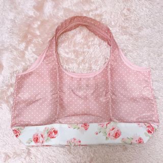 ローラアシュレイ(LAURA ASHLEY)のローラアシュレイ　エコバッグ　ピンク(エコバッグ)