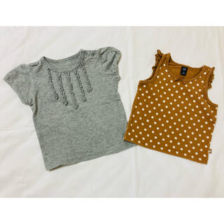 ベビーギャップ(babyGAP)のシャツ　2点セット（80-90cm）(Ｔシャツ)