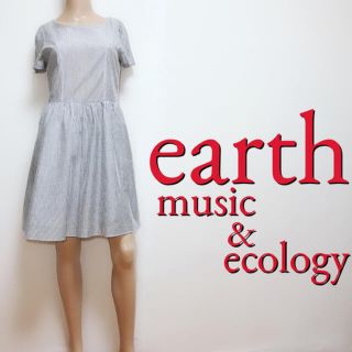 アースミュージックアンドエコロジー(earth music & ecology)のいつでも♪アース カジュアル コットンワンピース♡マウジー ジルスチュアート(ひざ丈ワンピース)