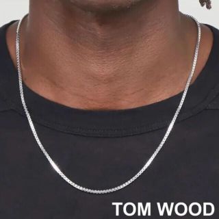 Tom Wood Square シルバー ブロックチェーン ネックレス