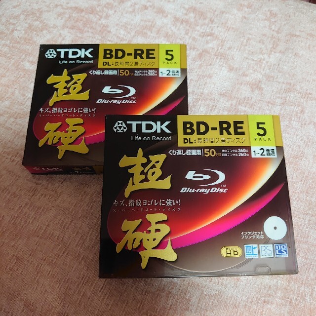 新品＊TDK ブルーレイディスクBD−ＲＥ 超硬　10枚 エンタメ/ホビーのDVD/ブルーレイ(その他)の商品写真