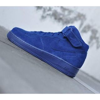 ナイキ(NIKE)のNIKE AIR FORCE 1 MID 07 SUEDE NAV 26.0cm(スニーカー)