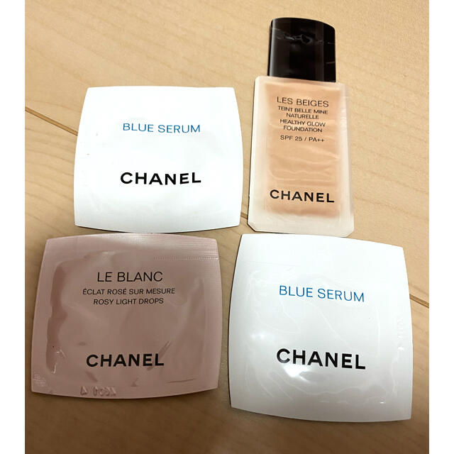 CHANEL(シャネル)のCHANEL サンプル4点セット コスメ/美容のキット/セット(サンプル/トライアルキット)の商品写真