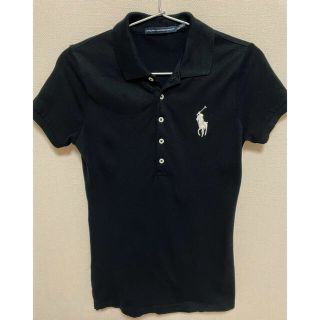 ラルフローレン(Ralph Lauren)のRALPHLAUREN ラルフローレン ポロシャツ ブラック レディース(ポロシャツ)