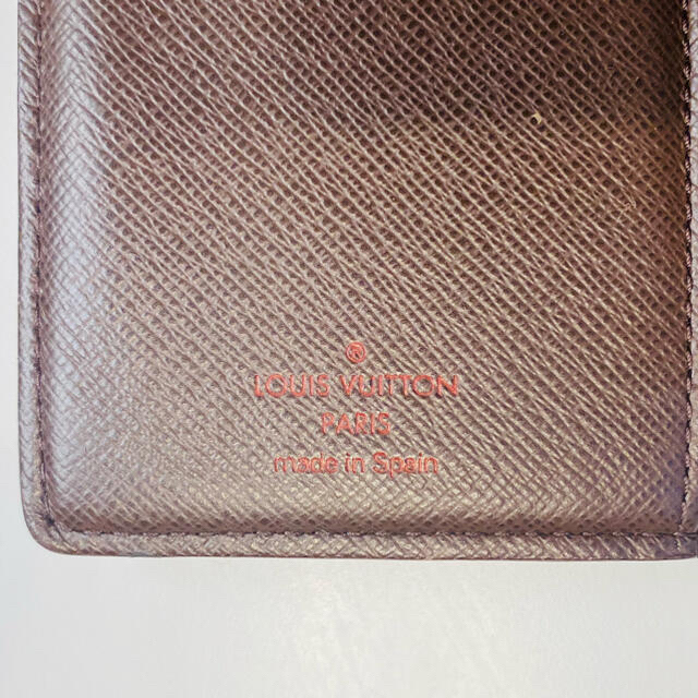 LOUIS VUITTON(ルイヴィトン)の【中古美品】ルイヴィトン 2つ折り財布 ダミエ レディースのファッション小物(財布)の商品写真
