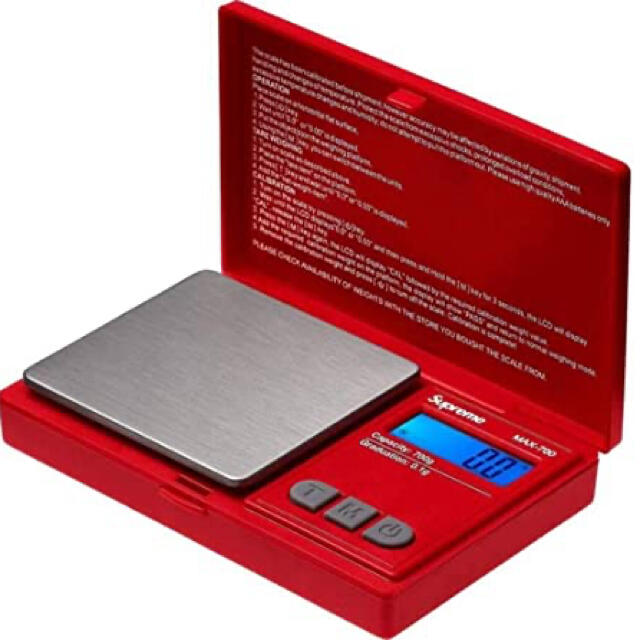 Supreme Digital Scale Red