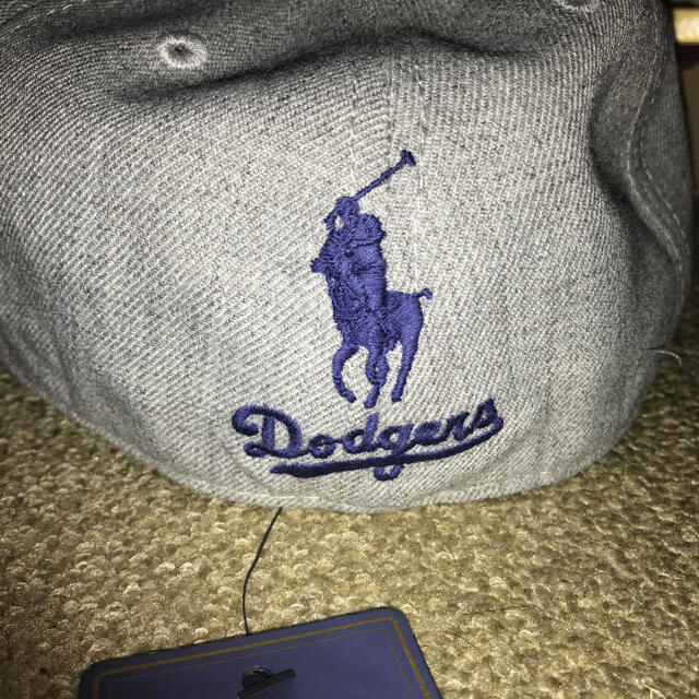 POLO RALPH LAUREN(ポロラルフローレン)のMLB/ポロ・ラルフローレン ロサンゼルス・ドジャース キャップ グレー M メンズの帽子(キャップ)の商品写真