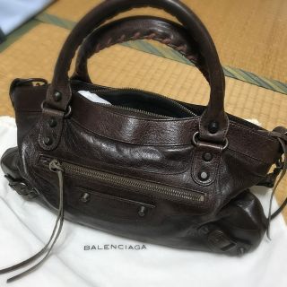 BALENCIAGA バレンシアガ バッグ（その他） - 茶系x黒