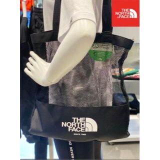 ザノースフェイス(THE NORTH FACE)の大特価 ノースフェイス メッシュバッグ トートバッグ 黒 K12B(トートバッグ)