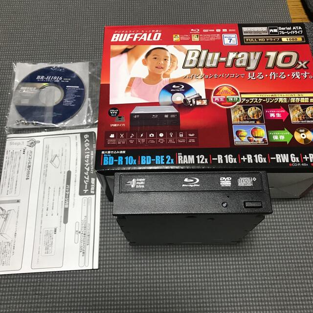 BUFFALO Blu-ray 10x  ブルーレイドライブ