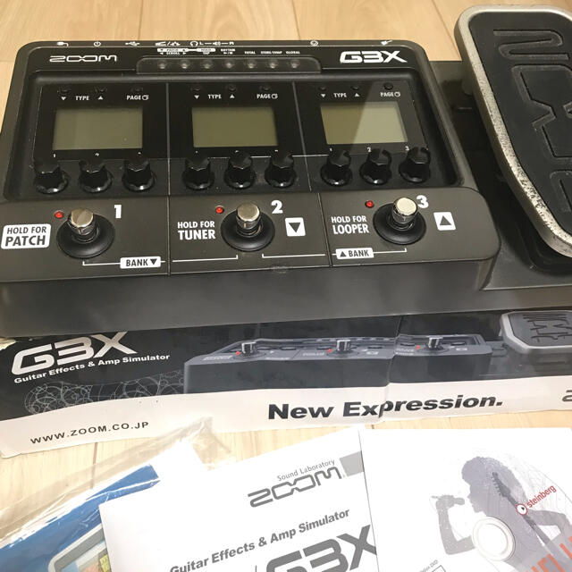 zoom G3X ギターエフェクター&アンプシミュレーター
