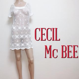 セシルマクビー(CECIL McBEE)の極かわ♪セシルマクビー ざっくりニットワンピース♡エモダ デュラス(ミニワンピース)