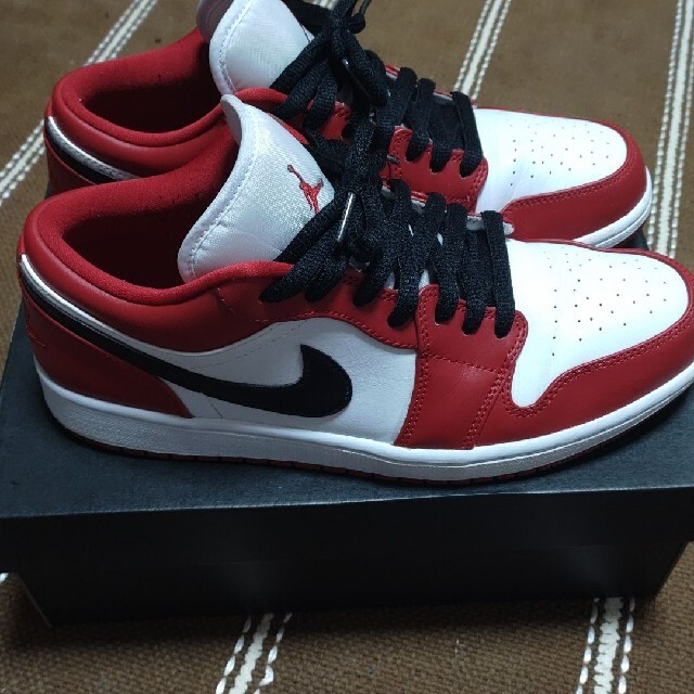 NIKE AIR JORDAN1 LOW シカゴ　28cm ペイントカスタム