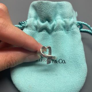 ティファニー(Tiffany & Co.)のTiffany ラビングハートリング(リング(指輪))