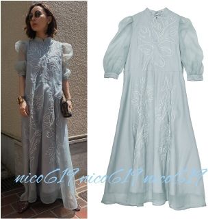 特価商品 MEDI アメリビンテージ DRESS EMBROIDERY FOREST - ロング ...
