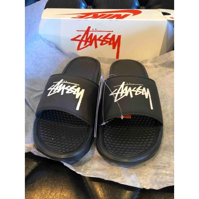 NIKE(ナイキ)の新品 stussy nike BENASSI SLIDE SANDAL SAIL メンズの靴/シューズ(サンダル)の商品写真